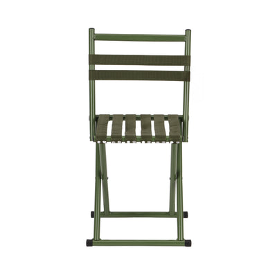 Royalford RF12941 Foldable Camping Chair | Strong Iron Legs |  Durable Woven Strap Seat | Lightweight | Portable Outdoor Chair for Camping, Picnic, Fishing & Travel