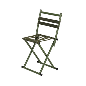 Royalford RF12941 Foldable Camping Chair | Strong Iron Legs |  Durable Woven Strap Seat | Lightweight | Portable Outdoor Chair for Camping, Picnic, Fishing & Travel