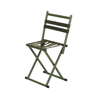 Royalford RF12941 Foldable Camping Chair | Strong Iron Legs |  Durable Woven Strap Seat | Lightweight | Portable Outdoor Chair for Camping, Picnic, Fishing & Travel