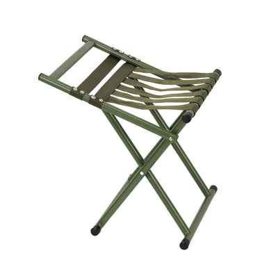 Royalford RF12941 Foldable Camping Chair | Strong Iron Legs |  Durable Woven Strap Seat | Lightweight | Portable Outdoor Chair for Camping, Picnic, Fishing & Travel