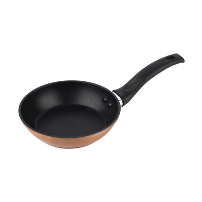 Royalford RF12947 16cm Non-Stick Frypan | Forged Aluminium Frying Pan with 3-Layer Non-Stick Coating | Induction Compatible Base | Bakelite Handle | Dishwasher Safe