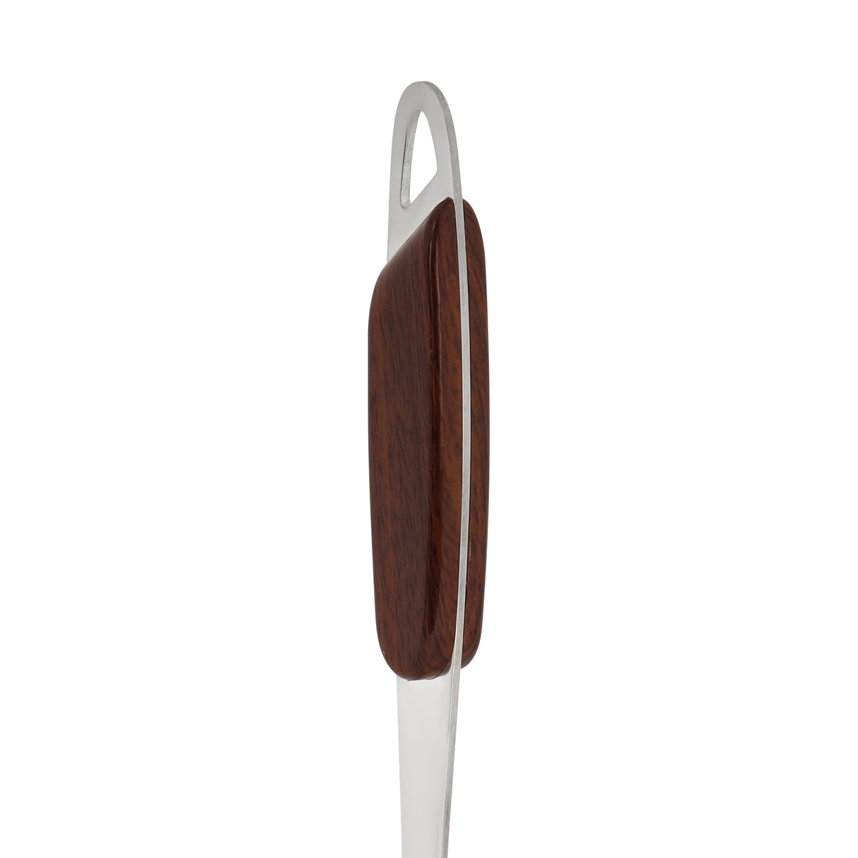 Royalford RF12949 Stainless Steel Potato Masher| ergonomic wooden finish handle & durable rust-resistant design| ideal for smooth, lump-free mashing and easy cleaning|