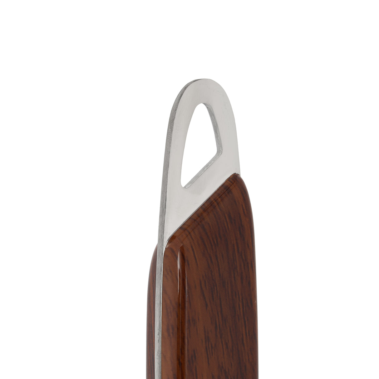 Royalford RF12949 Stainless Steel Potato Masher| ergonomic wooden finish handle & durable rust-resistant design| ideal for smooth, lump-free mashing and easy cleaning|