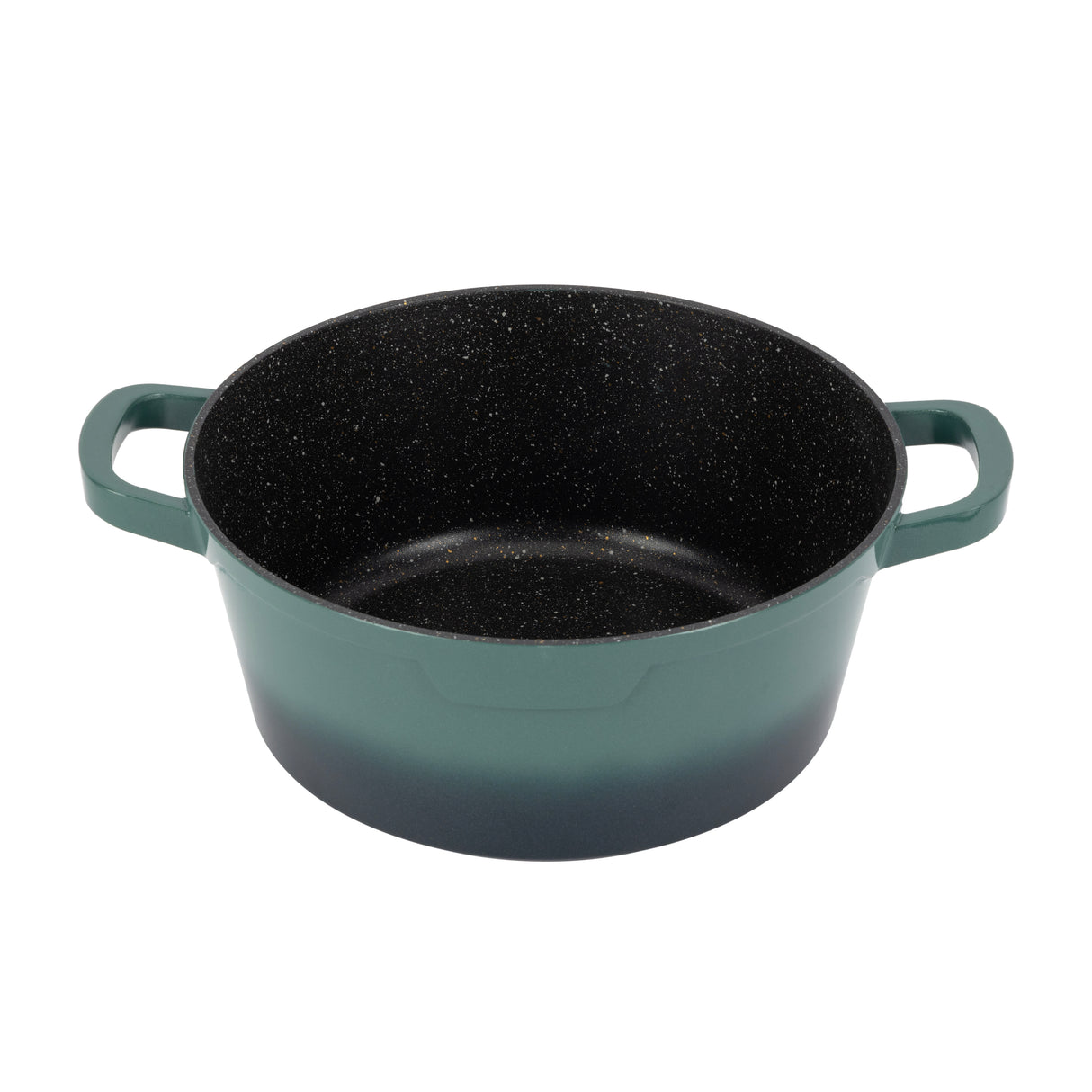 Royalford RF12950  12 Pcs Die-Cast Cookware Set | Premium Granite Coated Non-Stick Induction Ready Casseroles with Glass Lids, Silicone Pot Holders & 6 Layer Build