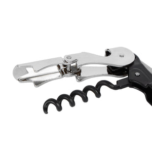 Royalford RF12953 3 in 1 Cork Screw Wine Opener|  Carbon Steel Multi Functional Bottle Opener with Foil Cutter | Ergonomic Handle | Durable Corrosion Resistant Tool