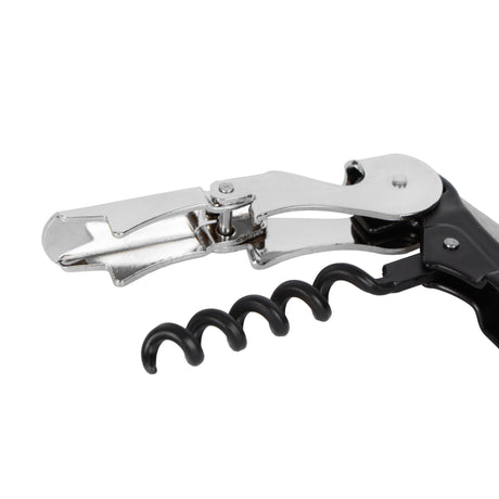 Royalford RF12953 3 in 1 Cork Screw Wine Opener|  Carbon Steel Multi Functional Bottle Opener with Foil Cutter | Ergonomic Handle | Durable Corrosion Resistant Tool