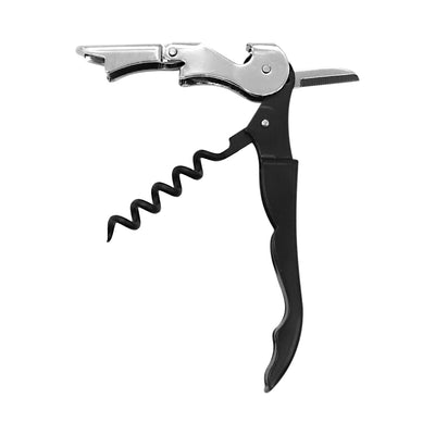 Royalford RF12953 3 in 1 Cork Screw Wine Opener|  Carbon Steel Multi Functional Bottle Opener with Foil Cutter | Ergonomic Handle | Durable Corrosion Resistant Tool