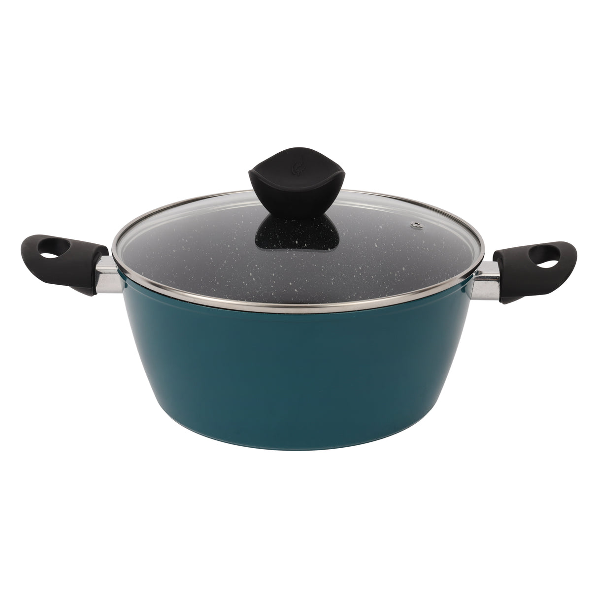 Royalford RF12954 3-piece non-stick cookware set made from durable aluminium alloy |offering heat distribution, easy cleaning, and heat-resistant handles for everyday use