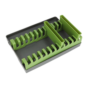 Royalford RF12959 Dish Rack with Cutlery Holder | 10 Plate Capacity | Detachable Drain Board| Space Saving PP Plastic Kitchen Organizer for Countertop & Sink Area Use