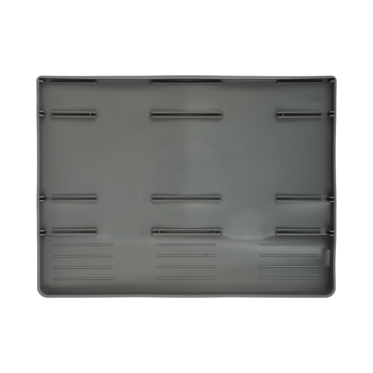Royalford RF12959 Dish Rack with Cutlery Holder | 10 Plate Capacity | Detachable Drain Board| Space Saving PP Plastic Kitchen Organizer for Countertop & Sink Area Use
