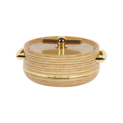 Royalford Woodland RF12965 Insulated Hot Pot 3-Piece Set | Stainless Steel Inner | PU Insulation | Keeps Food Hot & Fresh for Longer | Ideal for curries, rice & hot meals