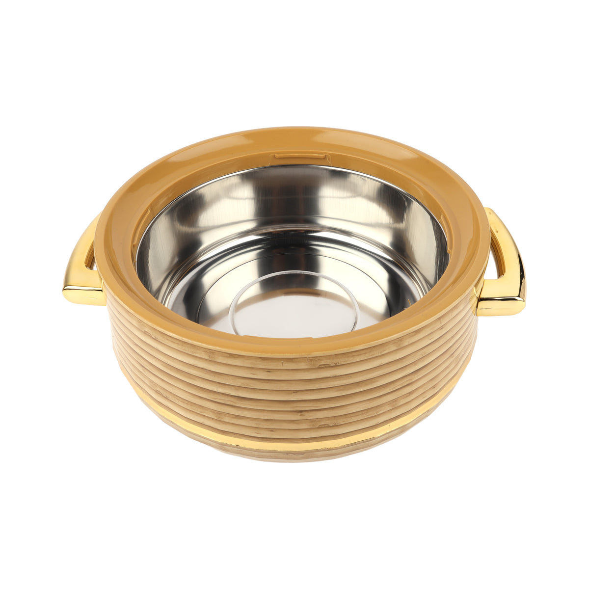 Royalford RF12967 1700ml Woodland Insulated Hot Pot Casserole |  Stainless Steel Inner | Super PU Insulation | Firm Twist Lock Lid & Durable PP Outer Body |Easy to Carry