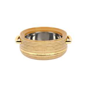 Royalford RF12968 Woodland Insulated Hot Pot 2700ml | Stainless Steel Inner Casing | Super PU Insulation | Twist Lock Lid and Durable PP Outer Body for Serving Food