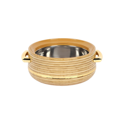 Royalford RF12968 Woodland Insulated Hot Pot 2700ml | Stainless Steel Inner Casing | Super PU Insulation | Twist Lock Lid and Durable PP Outer Body for Serving Food