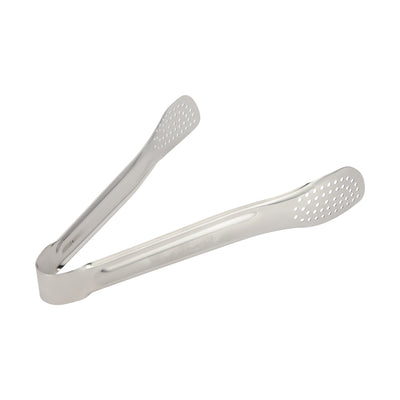 Royalford RF12975 Stainless Steel Food Tong| durable 24cm design with strong grip edges & rust-resistant build| ergonomic handle for easy serving & food handling|