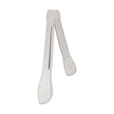 Royalford RF12975 Stainless Steel Food Tong| durable 24cm design with strong grip edges & rust-resistant build| ergonomic handle for easy serving & food handling|