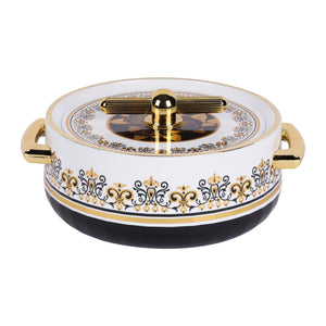 Royalford Heritage RF12990 Insulated Hot Pot 3-Piece Set |Stainless Steel Inner| PU Insulation |Keeps Food Hot & Fresh for Longer |Ideal for daily meals & dinner parties