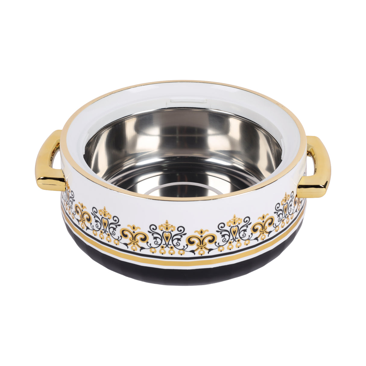 Royalford RF12993 Heritage Insulated Hot Pot 2700ML | Stainless Steel Inner Casing | Super PU Insulated  | Durable PP Outer Body | Firm Twist Lock Lid | Premium Design