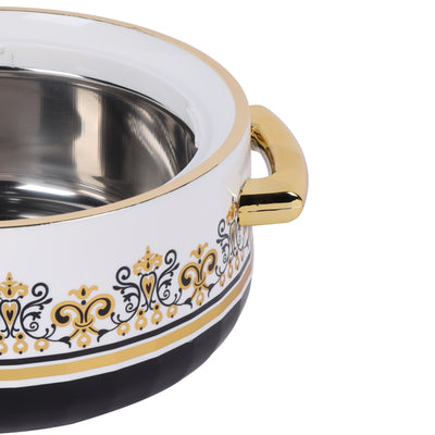 Royalford RF12993 Heritage Insulated Hot Pot 2700ML | Stainless Steel Inner Casing | Super PU Insulated  | Durable PP Outer Body | Firm Twist Lock Lid | Premium Design