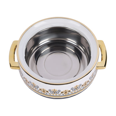 Royalford RF12993 Heritage Insulated Hot Pot 2700ML | Stainless Steel Inner Casing | Super PU Insulated  | Durable PP Outer Body | Firm Twist Lock Lid | Premium Design