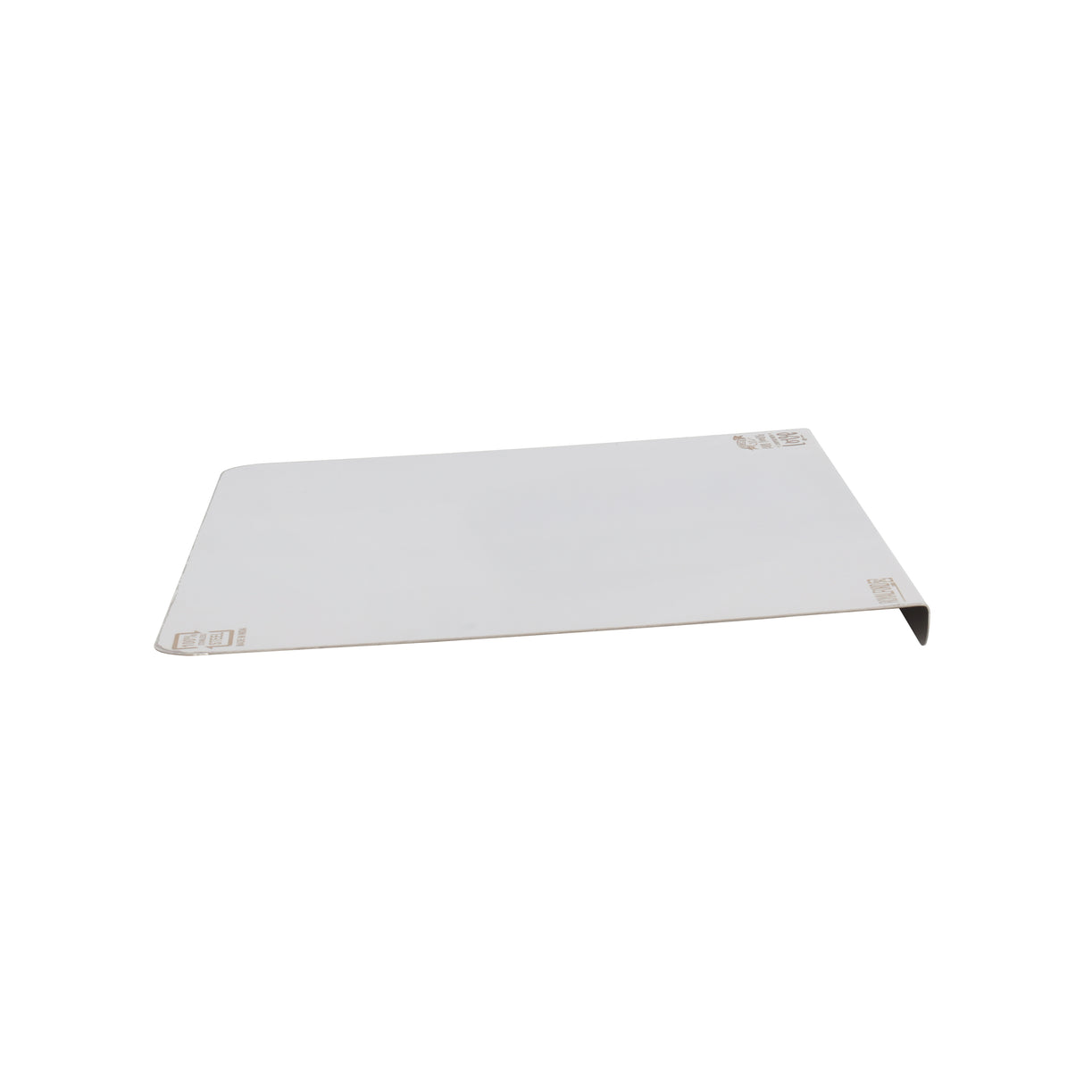 Royalford RF12994 Small Stainless Steel Table Top Chopping Board | SS304 Food Grade Counter Fit Cutting Board | Folded Edge | BPA Free | Durable & Easy to Clean