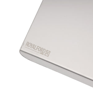 Royalford RF12994 Small Stainless Steel Table Top Chopping Board | SS304 Food Grade Counter Fit Cutting Board | Folded Edge | BPA Free | Durable & Easy to Clean