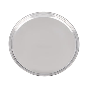 RoyalFord RF13001 28cm Stainless Steel Plate | Durable Rust Resistant Dinner Serving Plate | Perfect for  Kitchen &  Restaurant Dining Use | Reusable Round Food Plate