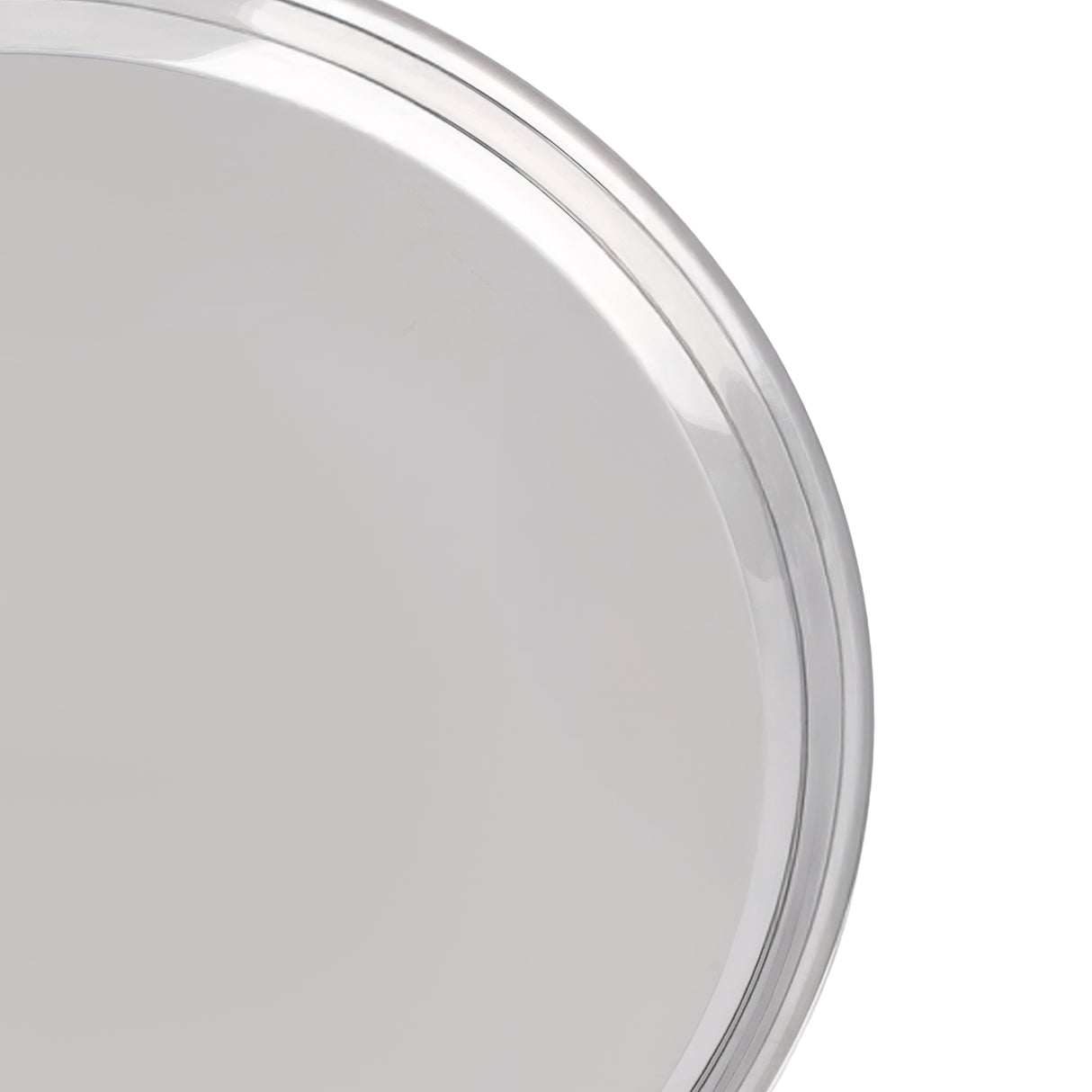 RoyalFord RF13001 28cm Stainless Steel Plate | Durable Rust Resistant Dinner Serving Plate | Perfect for  Kitchen &  Restaurant Dining Use | Reusable Round Food Plate