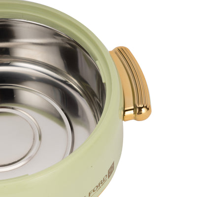 Royalford RF13014 Excelia 1600ml Insulated Hot Pot | Stainless Steel Inner Casing | Super PU Insulation | Firm Twist Lock Lid | Durable PP Body for Hot & Fresh Serving