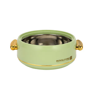 Royalford RF13014 Excelia 1600ml Insulated Hot Pot | Stainless Steel Inner Casing | Super PU Insulation | Firm Twist Lock Lid | Durable PP Body for Hot & Fresh Serving