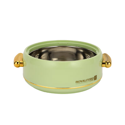 Royalford RF13014 Excelia 1600ml Insulated Hot Pot | Stainless Steel Inner Casing | Super PU Insulation | Firm Twist Lock Lid | Durable PP Body for Hot & Fresh Serving