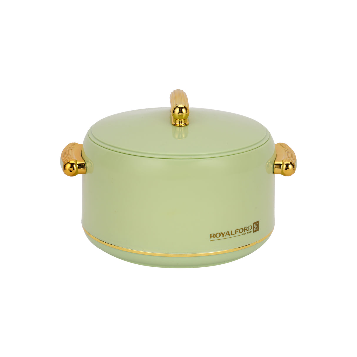 Royalford RF13015 Excelia Insulated Hot Pot 2500ml |Stainless Steel Inner Casing |Super PU Insulation | Firm Twist Lock Lid | Durable PP Body Food Warmer| Easy to clean