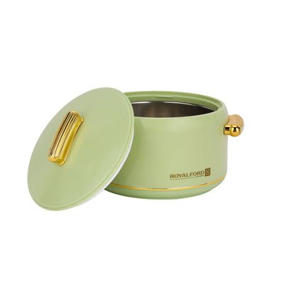 Royalford RF13015 Excelia Insulated Hot Pot 2500ml |Stainless Steel Inner Casing |Super PU Insulation | Firm Twist Lock Lid | Durable PP Body Food Warmer| Easy to clean