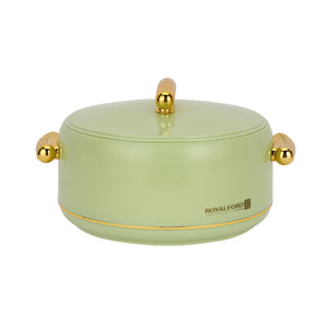 Royalford RF13016 Excelia 3500ml Insulated Hot Pot | SS Inner Casing| Super PU Insulation| Firm Twist Lock Lid| Durable PP Body| Premium Casserole for Hot & Fresh Serving