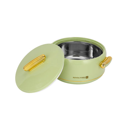 Royalford RF13016 Excelia 3500ml Insulated Hot Pot | SS Inner Casing| Super PU Insulation| Firm Twist Lock Lid| Durable PP Body| Premium Casserole for Hot & Fresh Serving