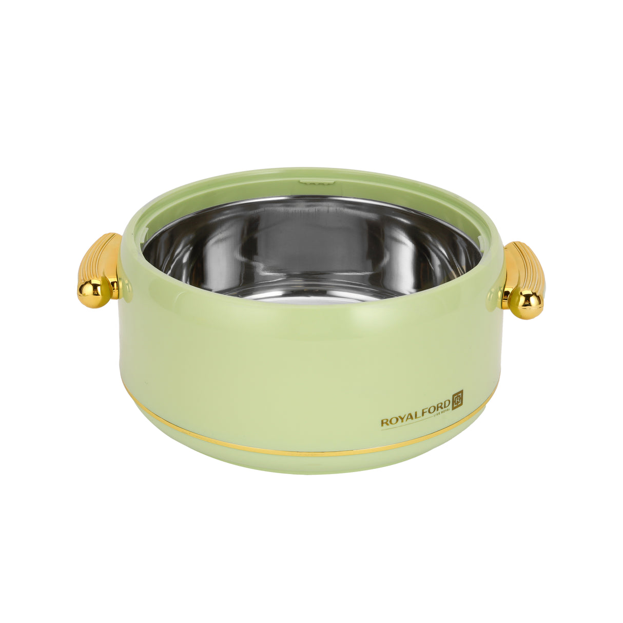 Royalford RF13016 Excelia 3500ml Insulated Hot Pot | SS Inner Casing| Super PU Insulation| Firm Twist Lock Lid| Durable PP Body| Premium Casserole for Hot & Fresh Serving