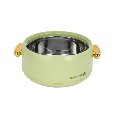 Royalford RF13016 Excelia 3500ml Insulated Hot Pot | SS Inner Casing| Super PU Insulation| Firm Twist Lock Lid| Durable PP Body| Premium Casserole for Hot & Fresh Serving