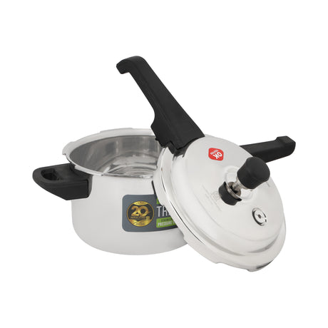 Royalford RF13046 Triply Stainless Steel Pressure Cooker 3L | fast, energy-efficient cooking with even heat distribution, induction compatibility, durable build