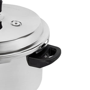 RoyalFord RF13047 Triply Stainless Steel Pressure Cooker 5L | Triply Base | Induction Compatible Stainless Steel Cooker | 3X Faster Heating | Energy Efficient | Durable