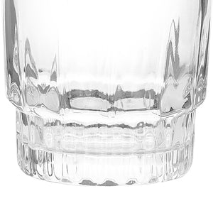 Royalford RF1385-GT6 6PCS Glass Tumbler Set |Clear Drinking Glasses | Durable Water Juice Beverage Cups | Elegant Transparent Drinkware Set for Kitchen & Dining Table Use