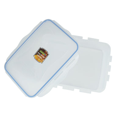 RoyalFord RF1412-APBS4 Storage Container | Kitchen Food Storage Box | Transparent Body | Secure-Fitting Lid | Practical Rectangular Design  | Versatile Use | Durable