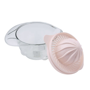 Royalford RF1543CJ Citrus Juicer | 625ML Manual Lemon Orange Juicer with Strainer | Measuring Bowl | Easy Pour Spout | Durable Fruit Juice Extractor  for Home Use