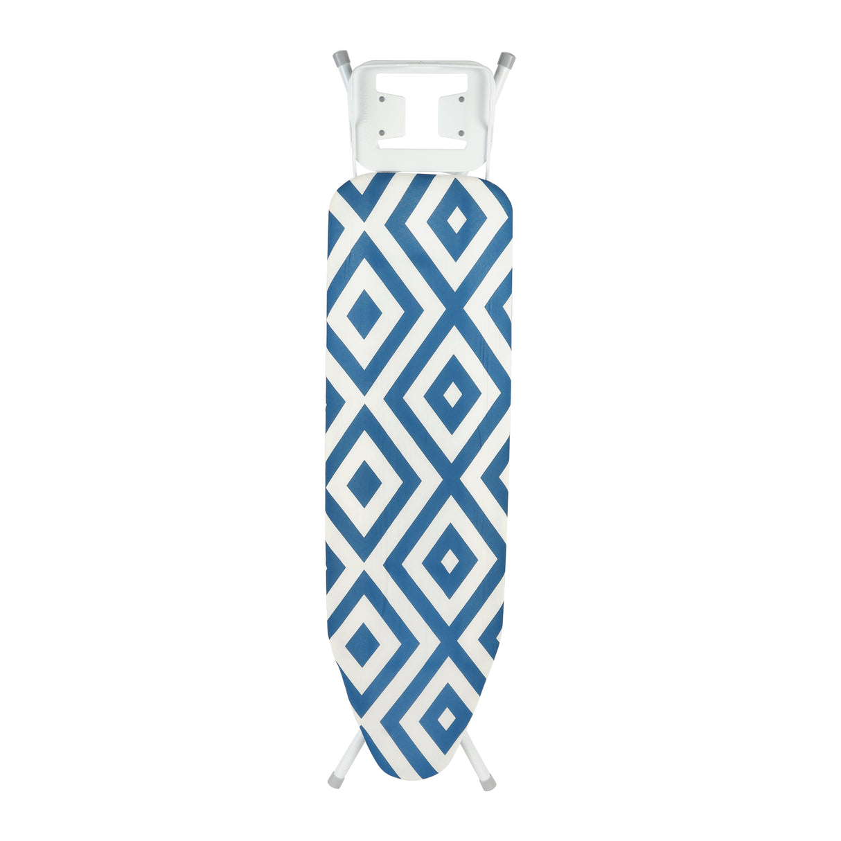 RoyalFord RF1510-IB Foldable Ironing Board | Iron Rest Thick Foam Padding Heat Resistant Cover | Sturdy Steel Frame | Anti Slip Legs | Adjustable Height Iron Table