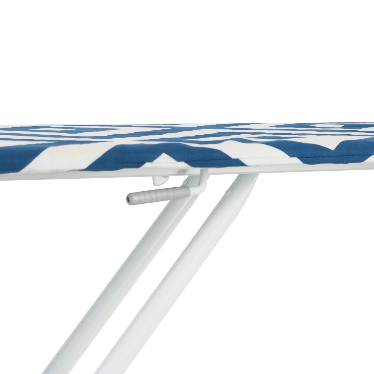 RoyalFord RF1510-IB Foldable Ironing Board | Iron Rest Thick Foam Padding Heat Resistant Cover | Sturdy Steel Frame | Anti Slip Legs | Adjustable Height Iron Table