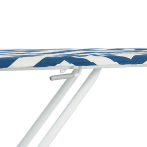 RoyalFord RF1510-IB Foldable Ironing Board | Iron Rest Thick Foam Padding Heat Resistant Cover | Sturdy Steel Frame | Anti Slip Legs | Adjustable Height Iron Table