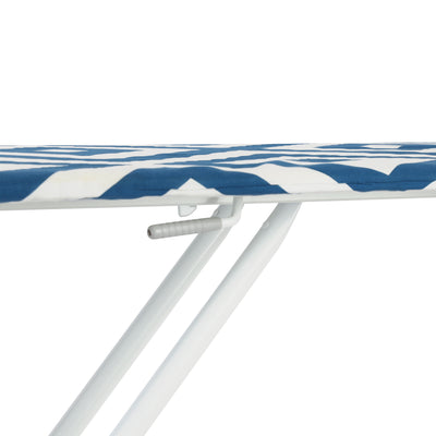 RoyalFord RF1510-IB Foldable Ironing Board | Iron Rest Thick Foam Padding Heat Resistant Cover | Sturdy Steel Frame | Anti Slip Legs | Adjustable Height Iron Table