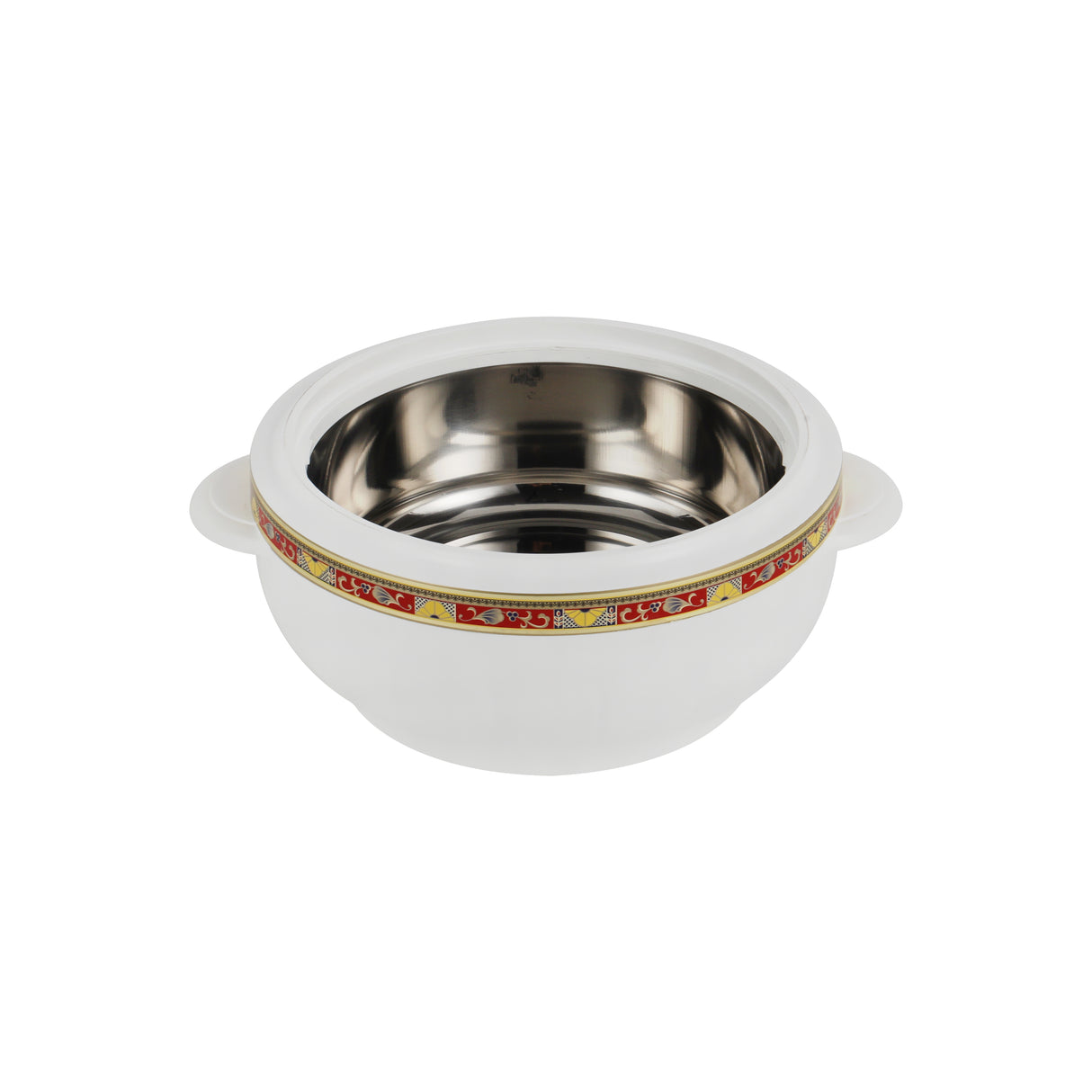 Royalford RF1639 Classic Casserole Deluxe 1600ml | Highly Insulated Stainless Steel Serving Bowl | Secure Lid  Durable Outer Body & Heat Retention for Hot Food Storage