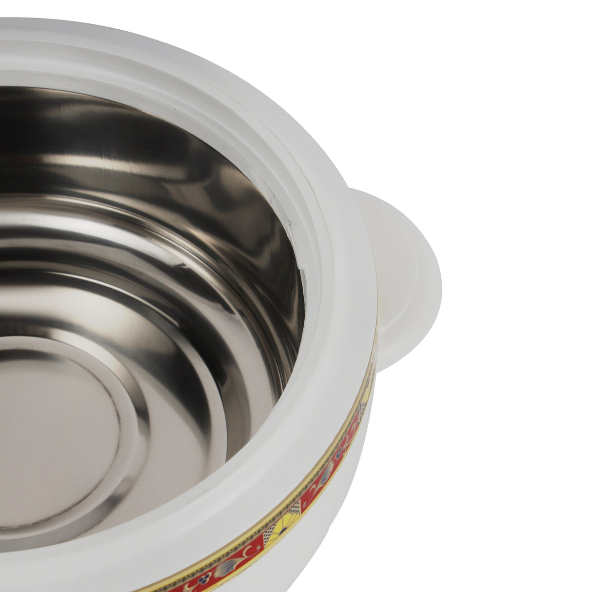 Royalford RF1639 Classic Casserole Deluxe 1600ml | Highly Insulated Stainless Steel Serving Bowl | Secure Lid  Durable Outer Body & Heat Retention for Hot Food Storage