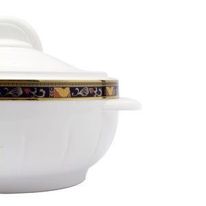 Royalford RF1638 Classic Deluxe Casserole 1600ml | Highly Insulated Stainless Steel Hot Pot with Steel Lid & Inner Bowl for Serving Rice, Curry, Biryani & Chapati