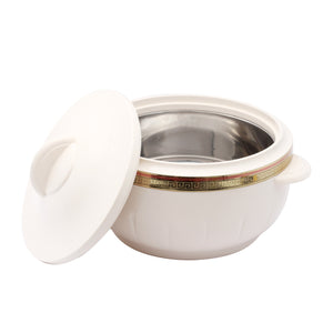 Royalford RF1641 Classic Deluxe Insulated Casserole 3500 ml | Stainless Steel Bowl & Lid| Highly Insulated Heat Retention Hot Pot |Suitable for Serving Rice, Biryani, etc